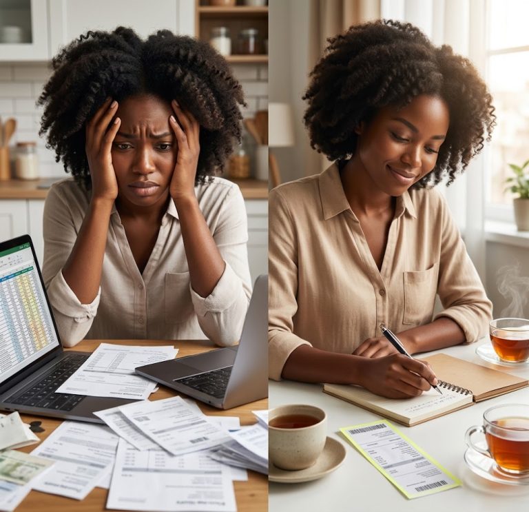 Transitioning from financial stress to a calm paycheck to paycheck budget